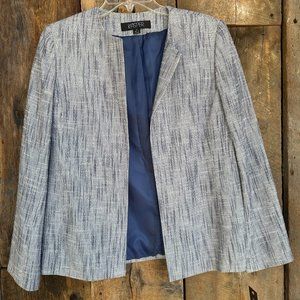 Kasper blue/white blazer